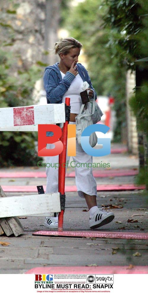 Davina Taylor out in North London