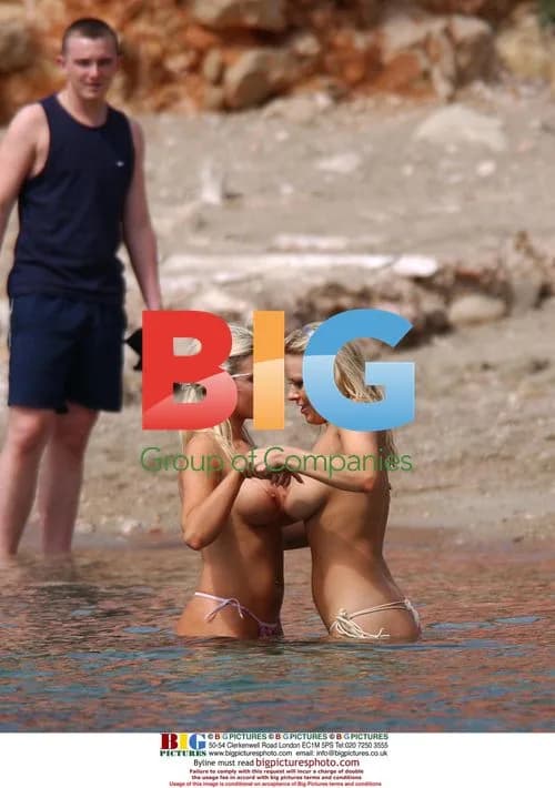 Glamour Models Tara and Delta on Holiday in Spain