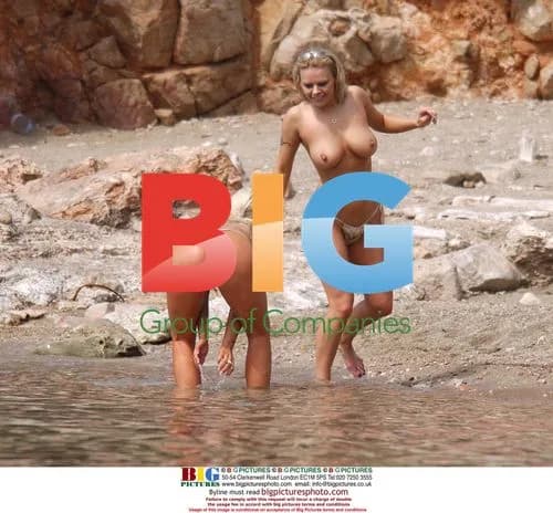 Glamour Models Tara and Delta on Holiday in Spain