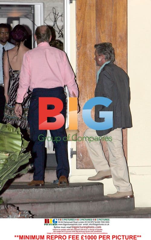 Michael Douglas and Catherine Zeta-Jones Spotted in Barbados