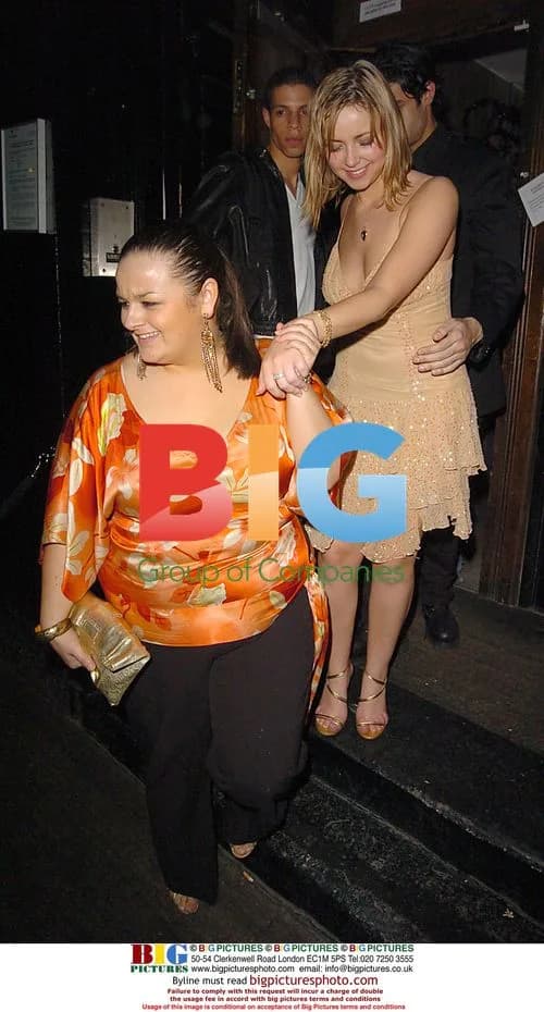 Singer Charlotte Church on night out