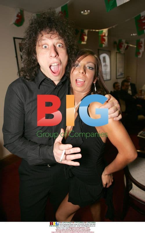 Stereophonics drummer Stuart Cable with Tasher at House of Pain Dinner