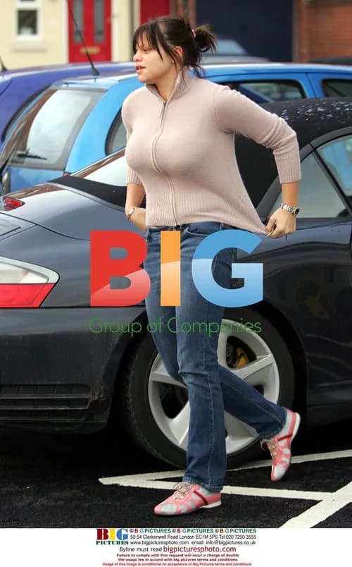 Jade Goody at Kiddi Cura Nursery Opening