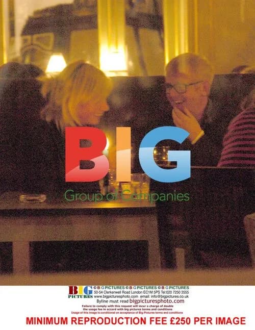 Chris Evans and Zoe Ball in London Pub