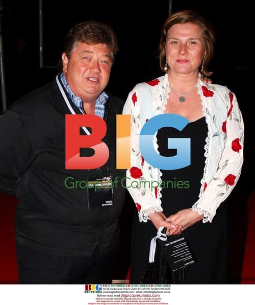 Jonathan Coleman and Wife at 'The Interpreter' Premiere