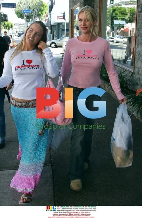 Nicollette Sheridan Shopping in Beverly Hills