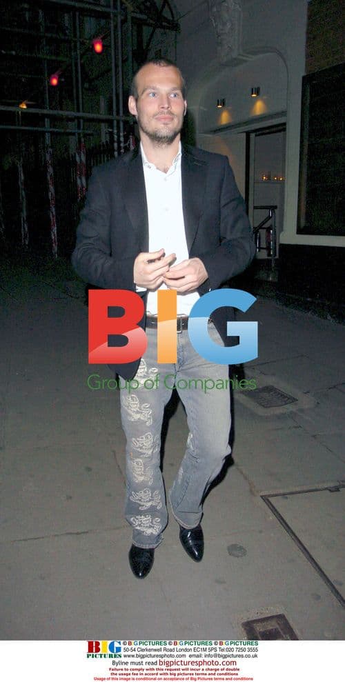 Arsenal's Freddie Ljungberg Leaving Nightclub