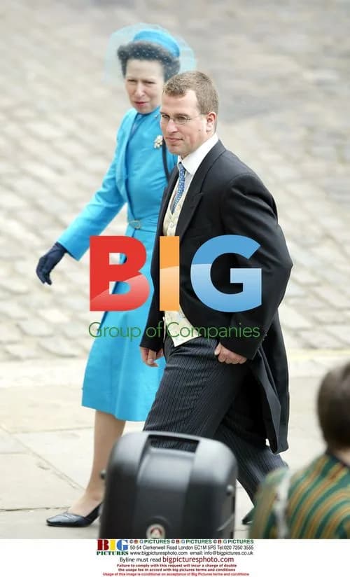 The Princess Royal Arrives at Royal Wedding