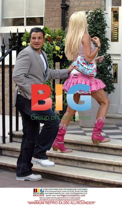 Pregnant Katie Price and Peter Andre at Baby Clinic