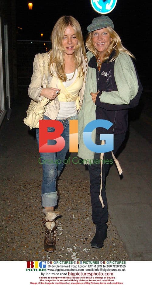 Sienna Miller with Friends in London