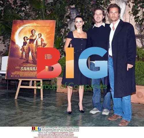 Penelope Cruz, Matthew McConaughey at 'Sahara' premiere in Rome