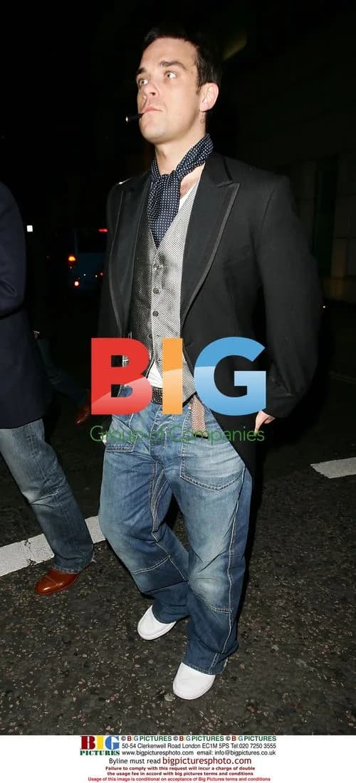 Robbie Williams and David Walliams Night Out