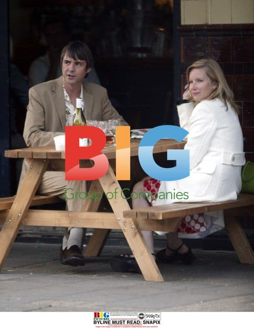 Neil Morrissey with new girlfriend Emma Killick