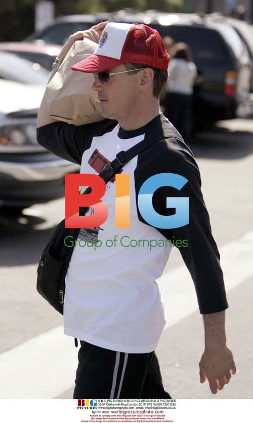 Robert Downey Jr. with family in Malibu