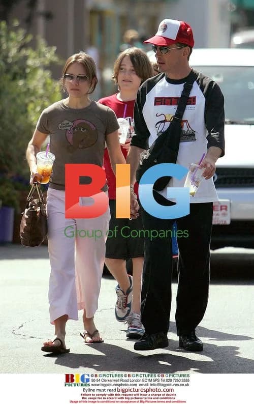 Robert Downey Jr. and Family in Malibu