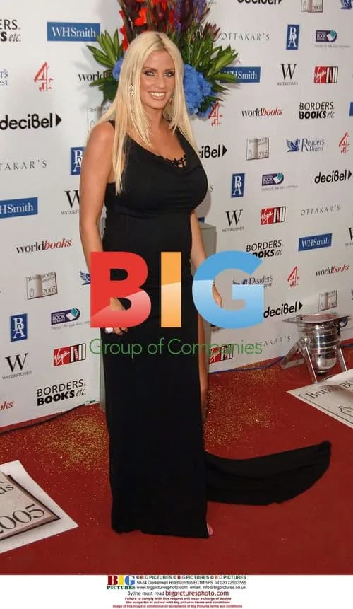 Jordan Arriving at British Book Awards 2005