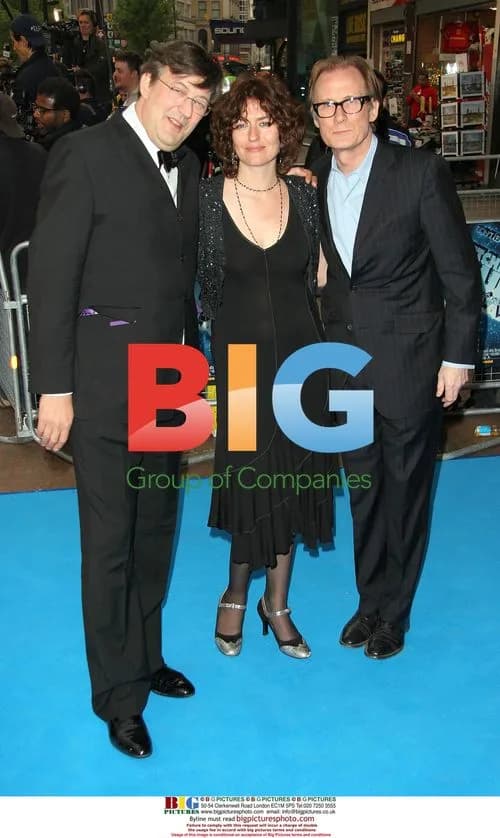 Steven Fry, Anna Cancellor and Bill Nighy at 'Hitchhiker's Guide' Premiere
