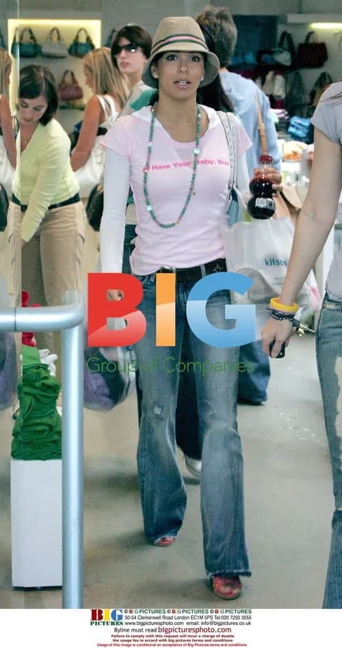 Eva Longoria and Lindsay Lohan at Kitson