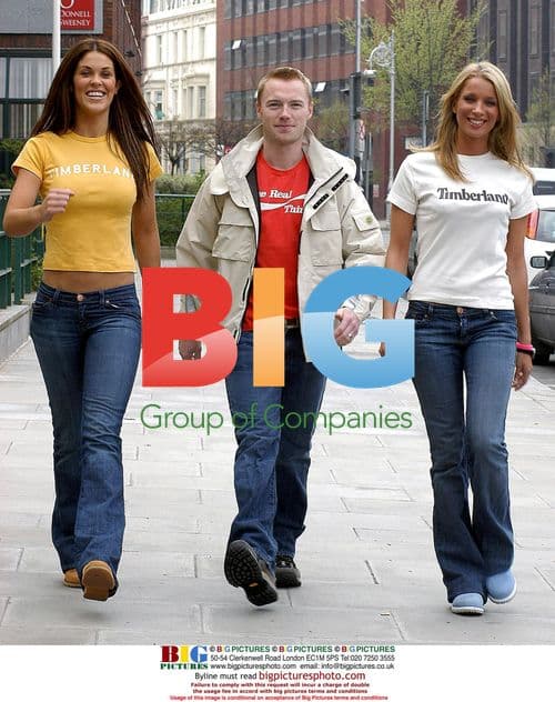 Ronan Keating with Glenda Gilson and Katie French