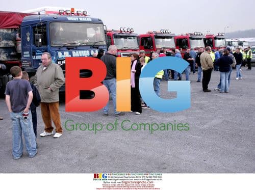 Peaceful Fuel Tax Protest in Wales