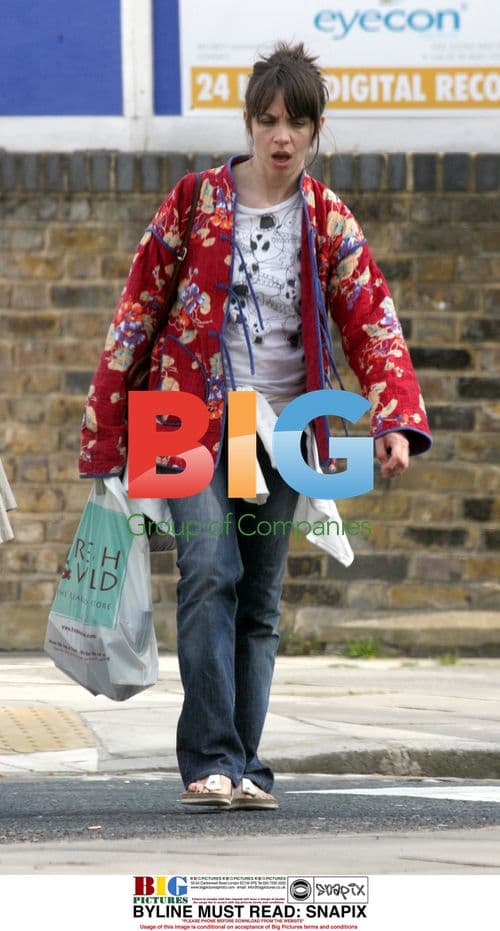 Kate Hardie Shopping in North London