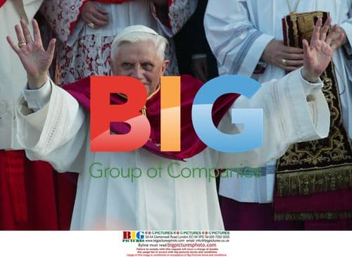 Pope Benedetto XVI Visits Basilic in Italy