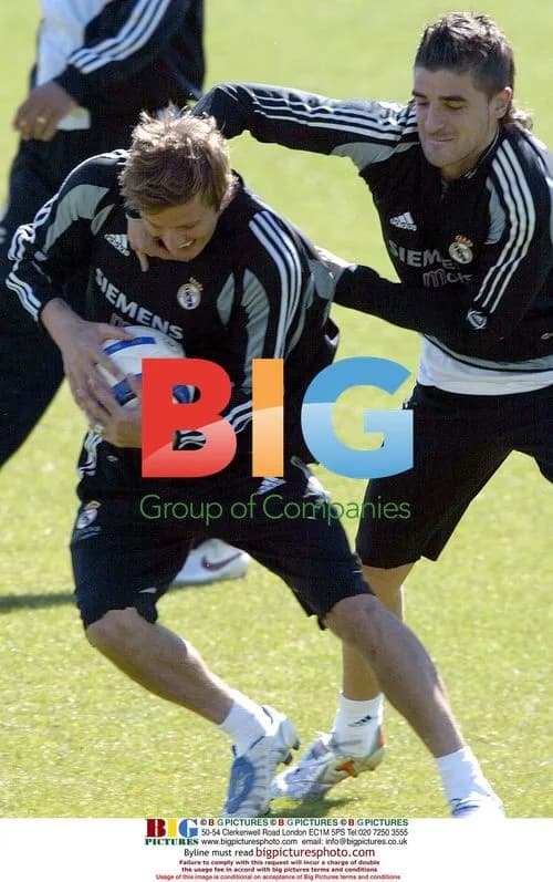 David Beckham Training with Real Madrid