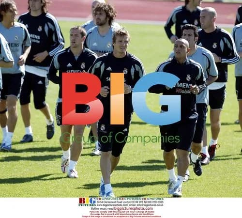 David Beckham Training with Real Madrid