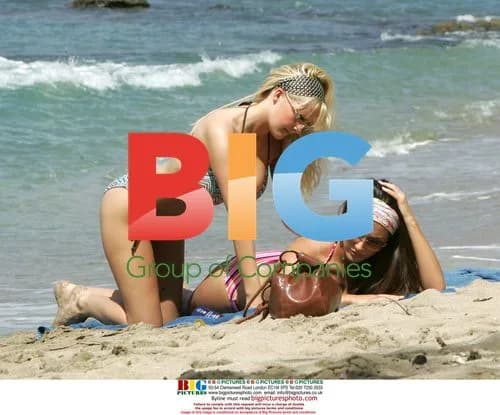 Glamour Models on St. Lucia Beach
