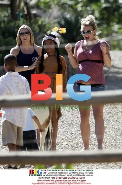 Britney Spears at Daughter\'s Pony Ranch Birthday Party