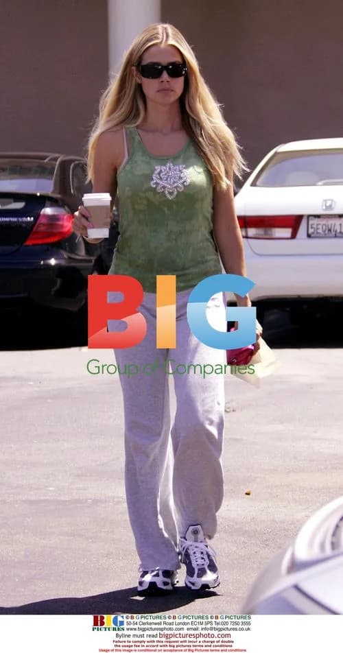 Denise Richards Getting Coffee in Encino