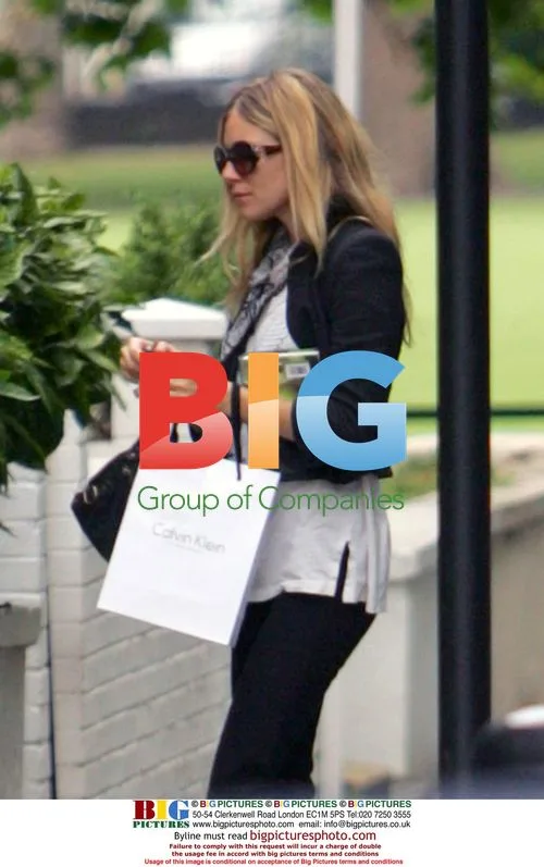 Sienna Miller Leaves Home in London