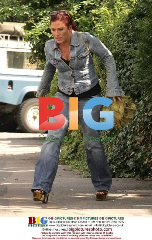 Jessie Wallace Spotted Dashing from London Home