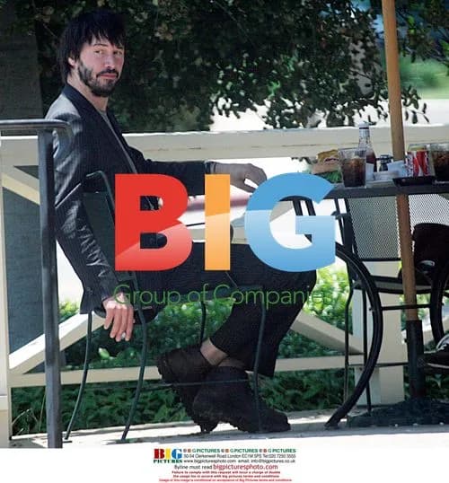 Keanu Reeves Lunching in Montecito