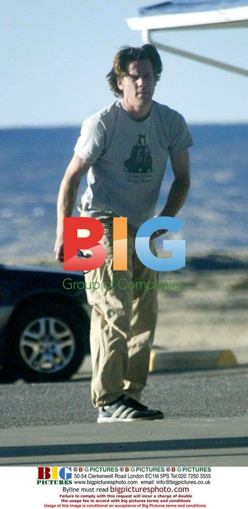 Danny Moder Stretching During Car Journey