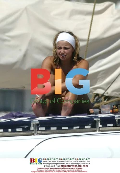 Charlotte Church and Gavin Henson on Boat in Spain