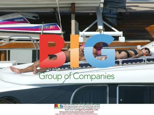 Charlotte Church and Gavin Henson on Boat in Spain