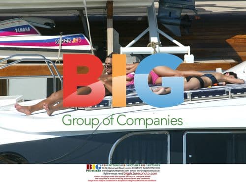 Charlotte Church and Gavin Henson on Boat in Spain