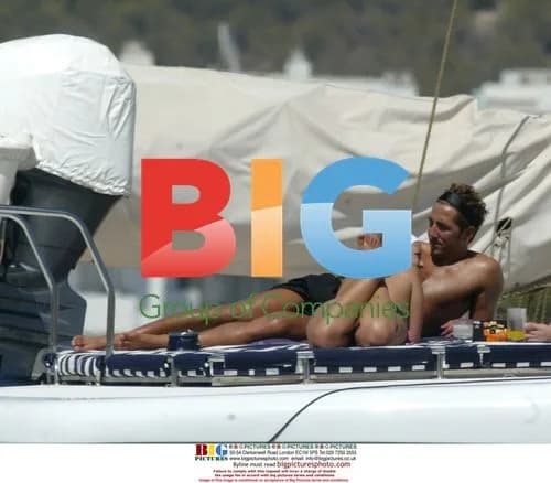 Charlotte Church and Gavin Henson on a Boat