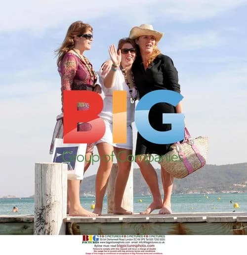 Sarah Ferguson and Daughters Enjoy Day in France