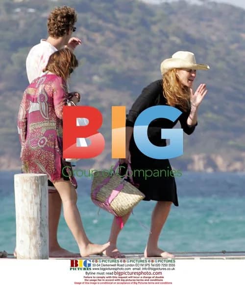 Duchess of York with daughters in Saint Tropez