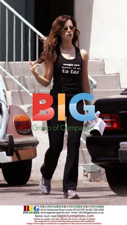 Kate Beckinsale Leaving Gym in 'Ta Ta' Tank