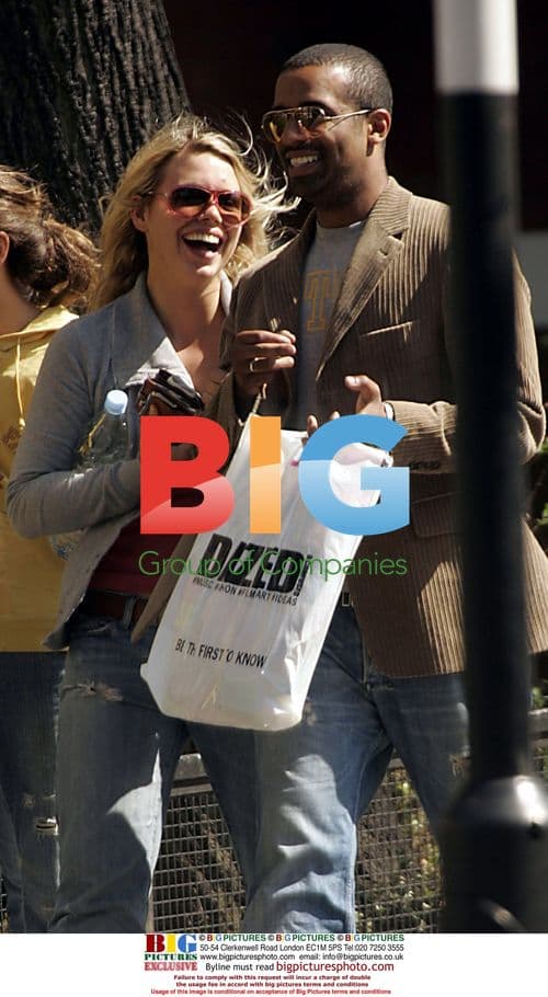 Billie Piper and Amadu Sowe Stroll in London