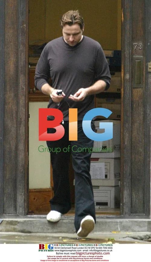 David Walliams Arranging Interior of New Home