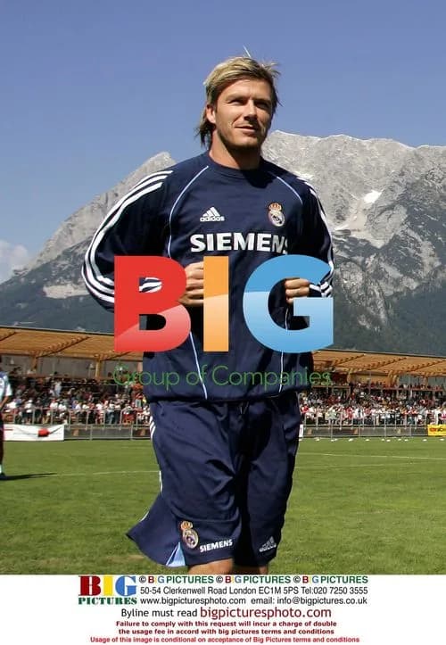 David Beckham Training Session