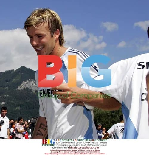 David Beckham Training in Austria