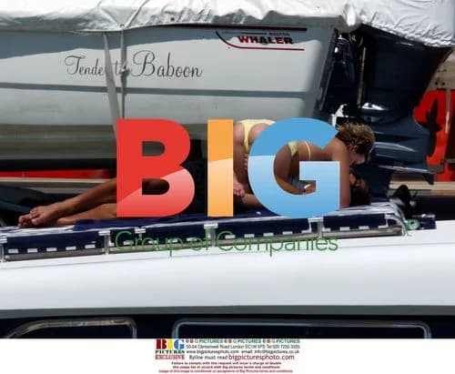 Charlotte Church and Gavin Henson on Boat