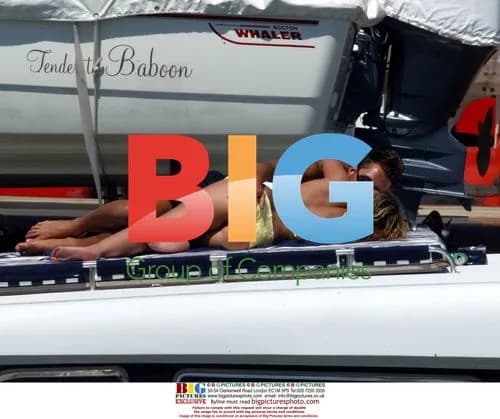 Charlotte Church and Gavin Henson on Boat