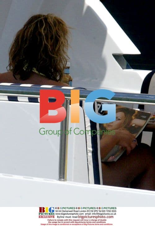 Charlotte Church and Gavin Henson on Boat