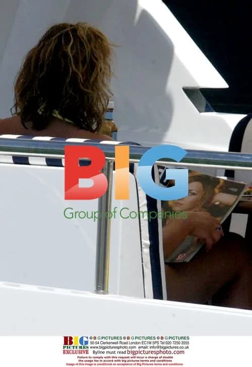 Charlotte Church and Gavin Henson on Boat